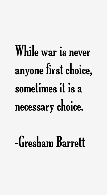 Gresham Barrett Quotes