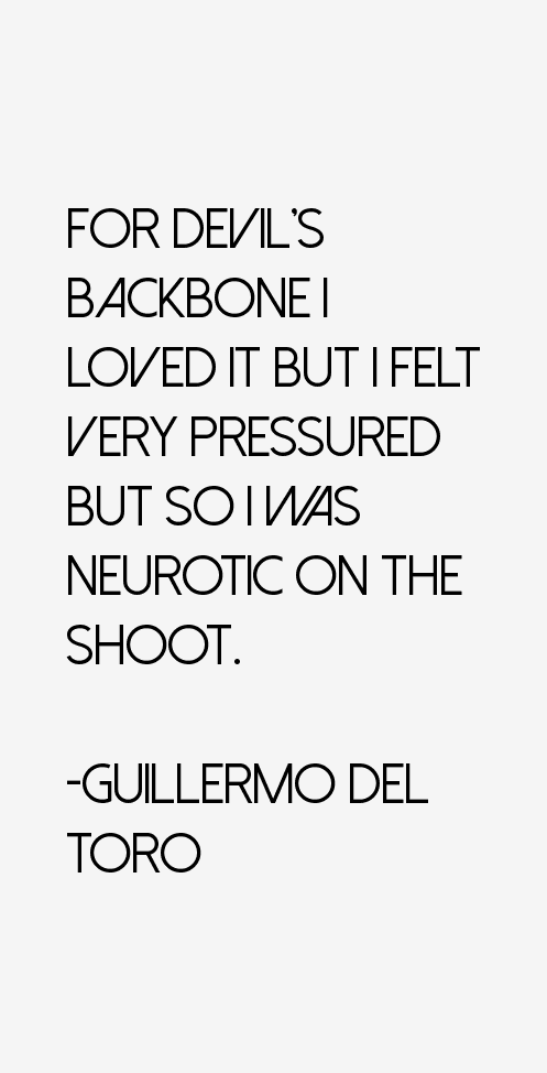 Guillermo del Toro Quotes