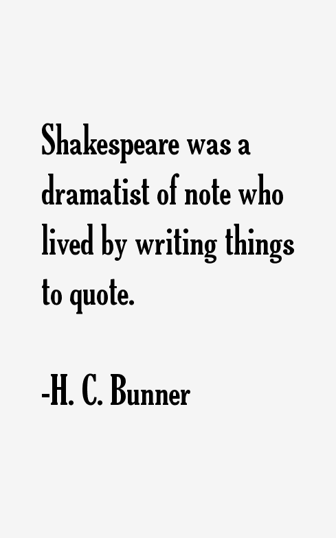 H. C. Bunner Quotes