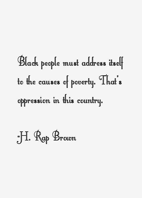 H. Rap Brown Quotes