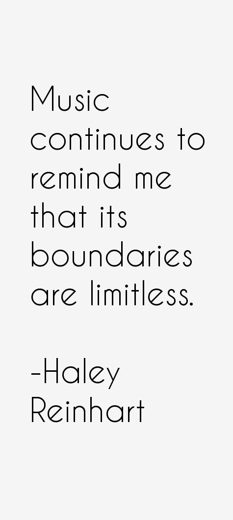 Haley Reinhart Quotes