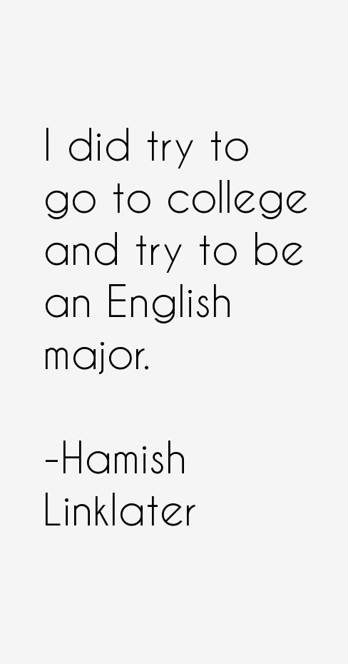 Hamish Linklater Quotes