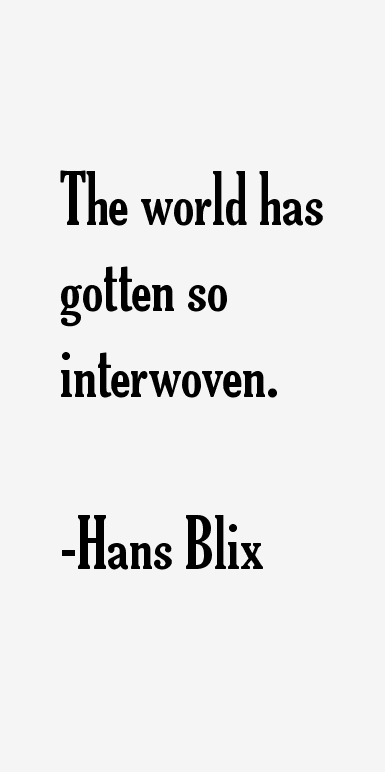 Hans Blix Quotes