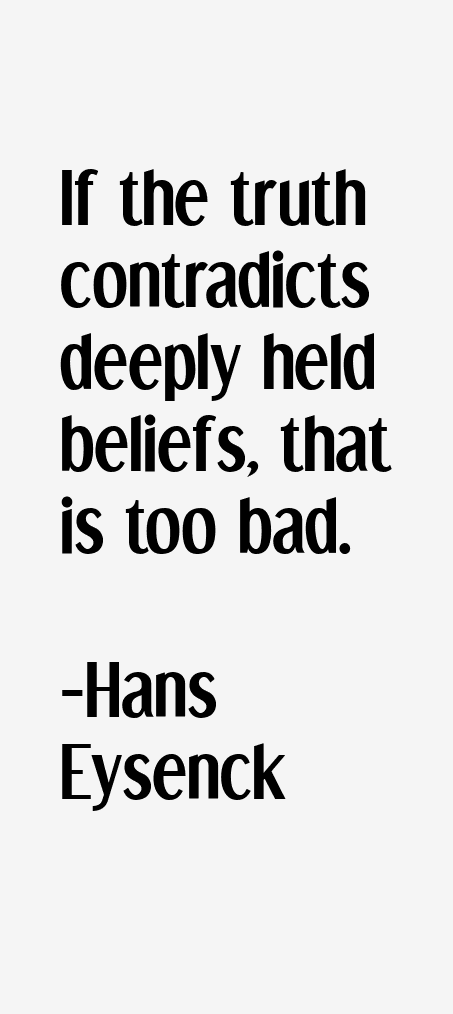 Hans Eysenck Quotes