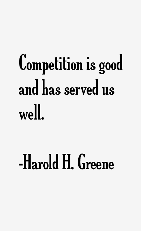 Harold H. Greene Quotes
