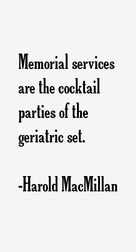 Harold MacMillan Quotes