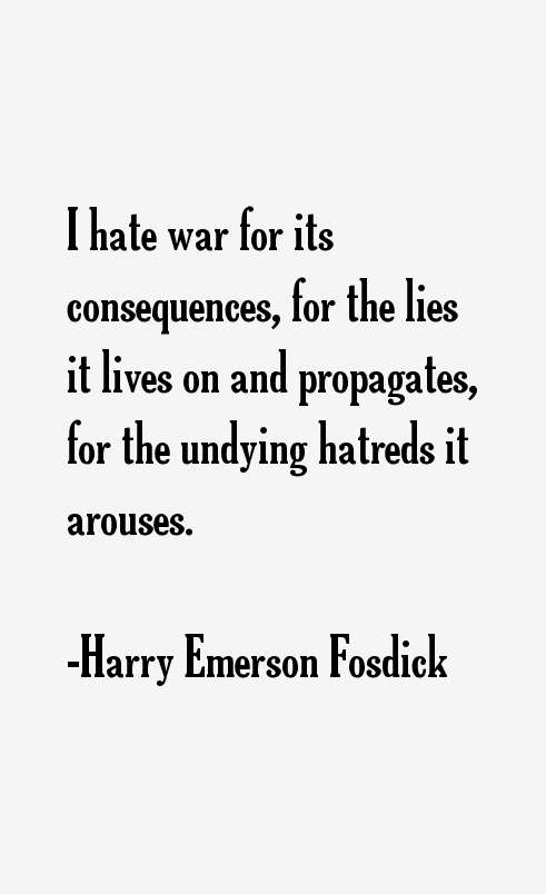 Harry Emerson Fosdick Quotes