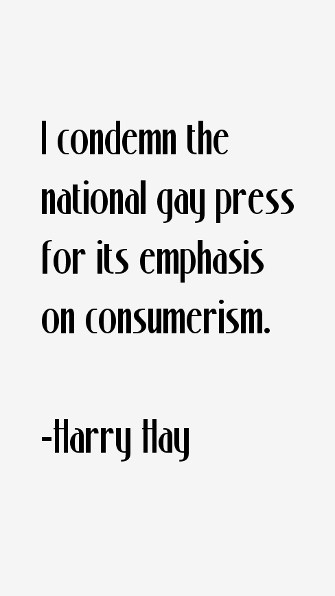 Harry Hay Quotes