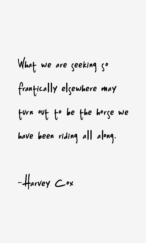 Harvey Cox Quotes