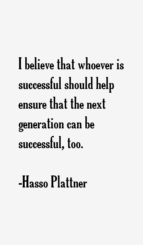 Hasso Plattner Quotes