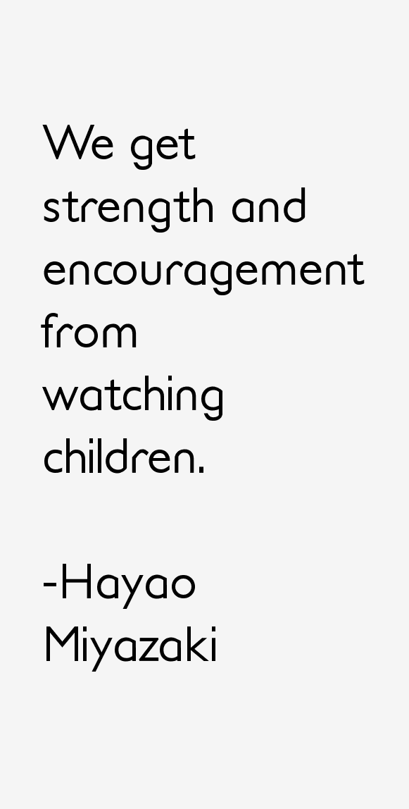 Hayao Miyazaki Quotes