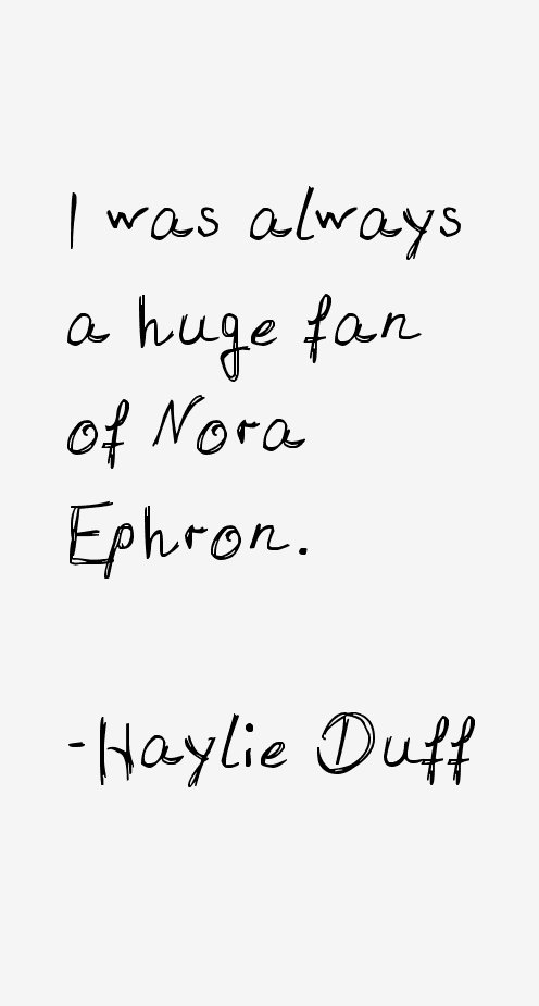 Haylie Duff Quotes