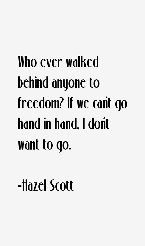 Hazel Scott Quotes