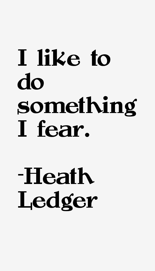 Heath Ledger Quotes