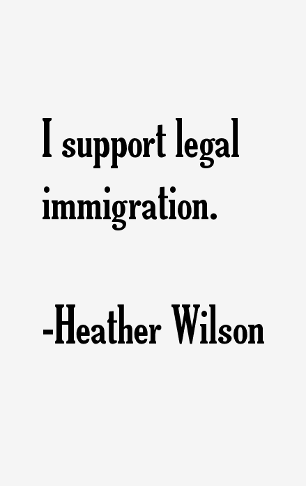Heather Wilson Quotes