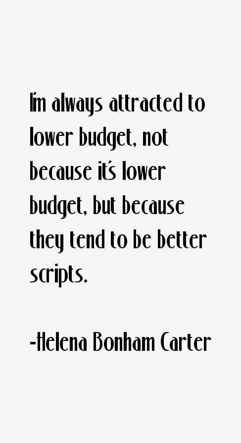 Helena Bonham Carter Quotes