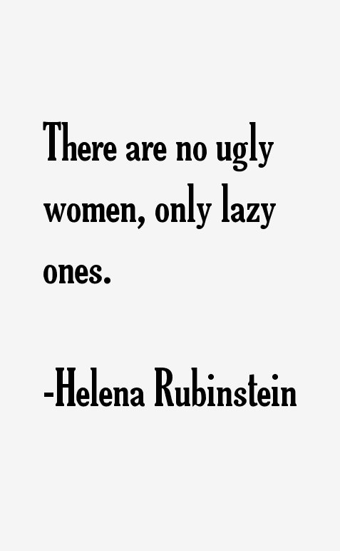 Helena Rubinstein Quotes