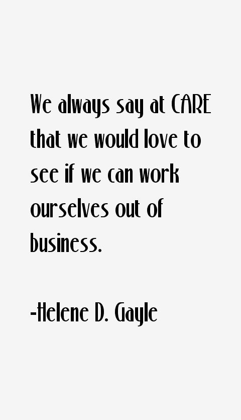 Helene D. Gayle Quotes