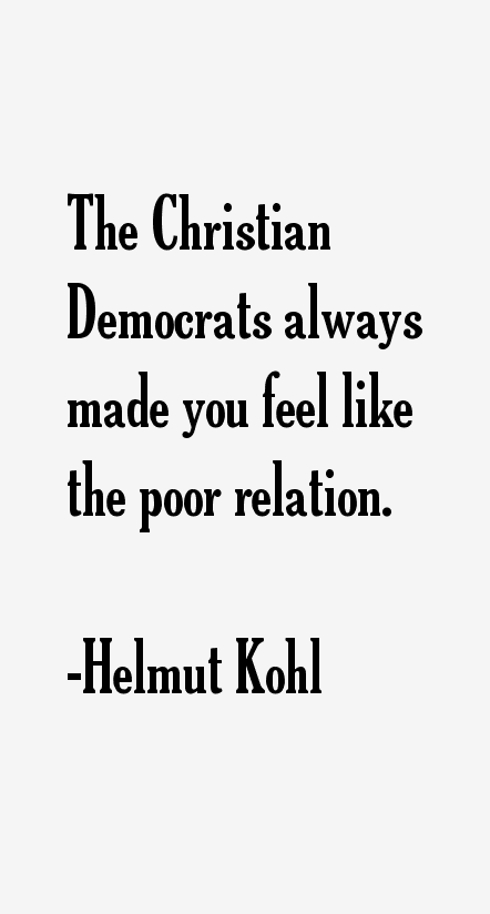 Helmut Kohl Quotes
