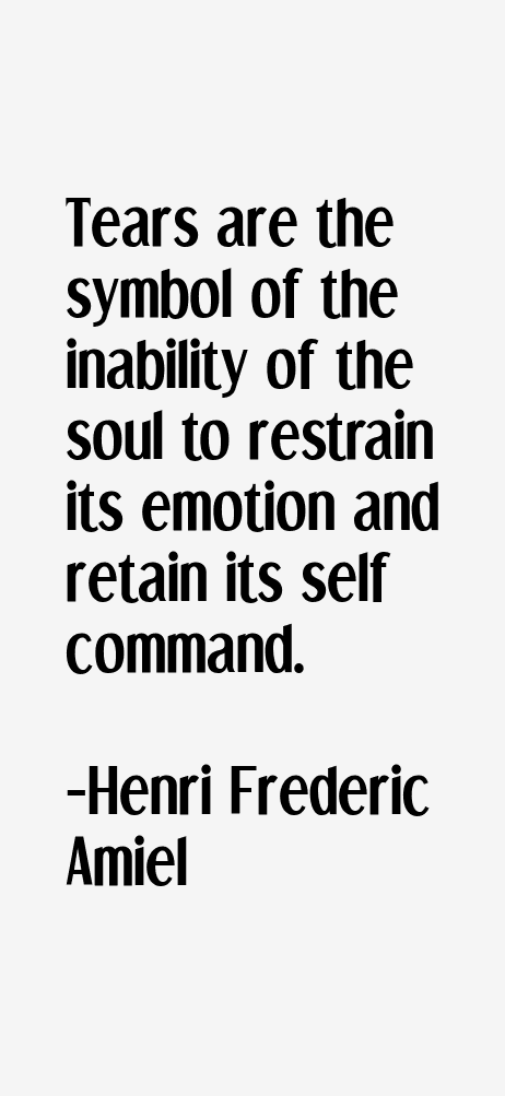 Henri Frederic Amiel Quotes