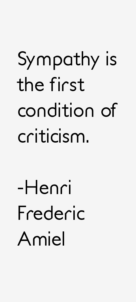 Henri Frederic Amiel Quotes