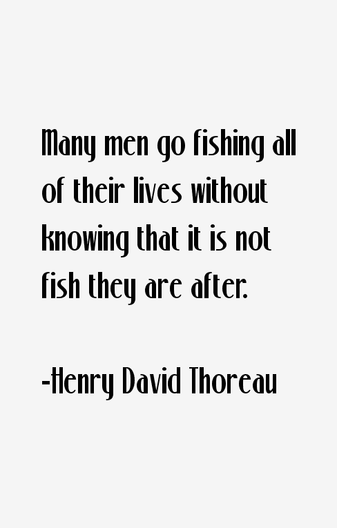 Henry David Thoreau Quotes