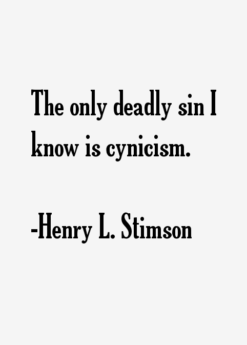 Henry L. Stimson Quotes