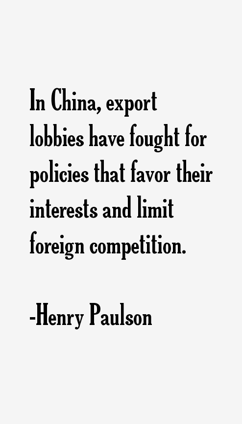 Henry Paulson Quotes