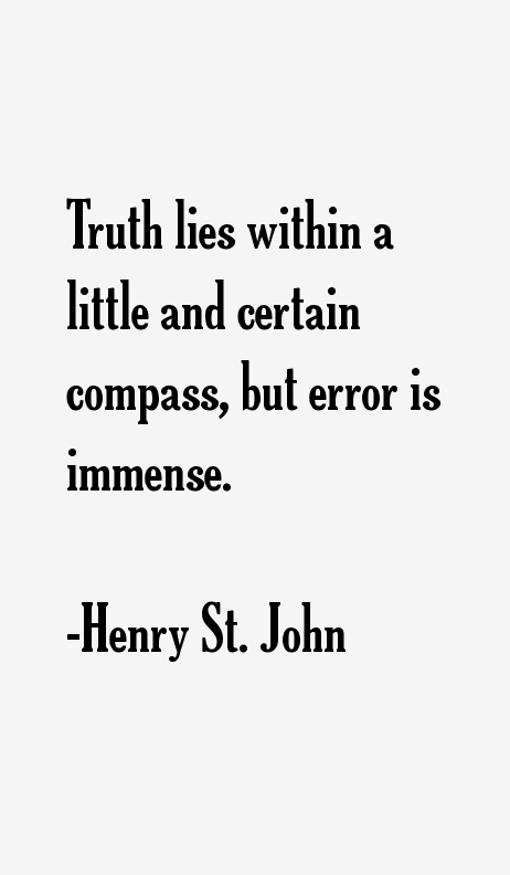 Henry St. John Quotes