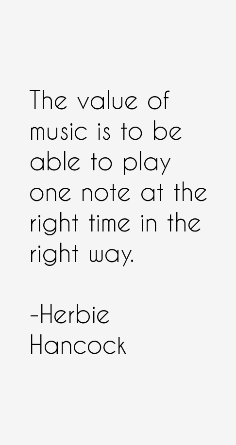 Herbie Hancock Quotes