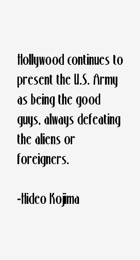 Hideo Kojima Quotes