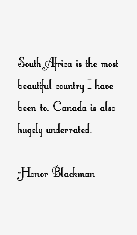 Honor Blackman Quotes