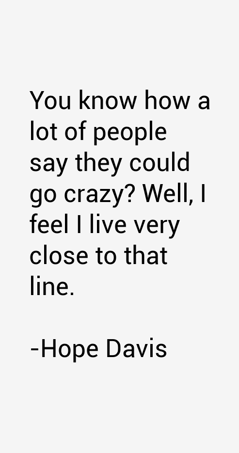 Hope Davis Quotes