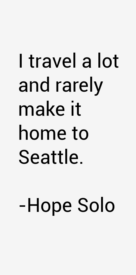 Hope Solo Quotes