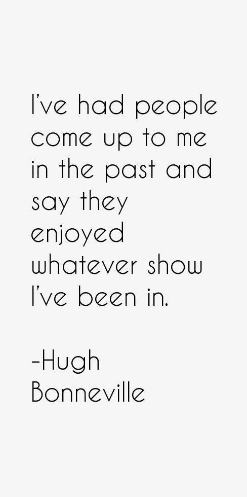 Hugh Bonneville Quotes