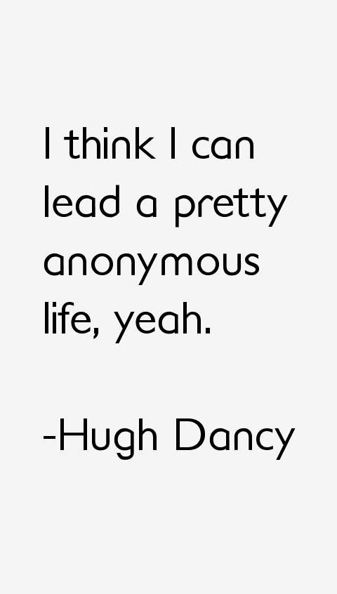 Hugh Dancy Quotes