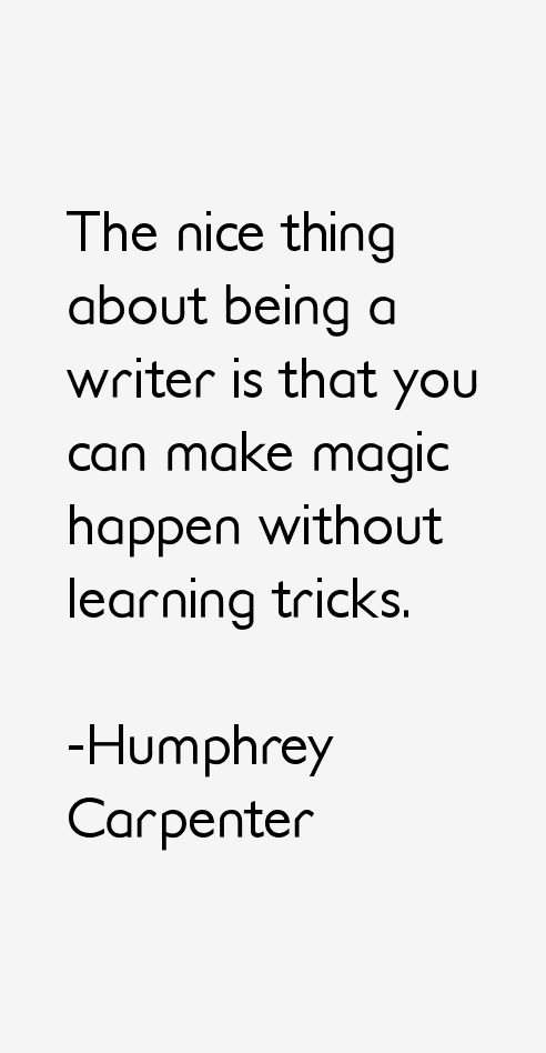 Humphrey Carpenter Quotes