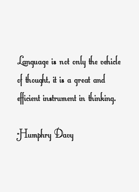 Humphry Davy Quotes