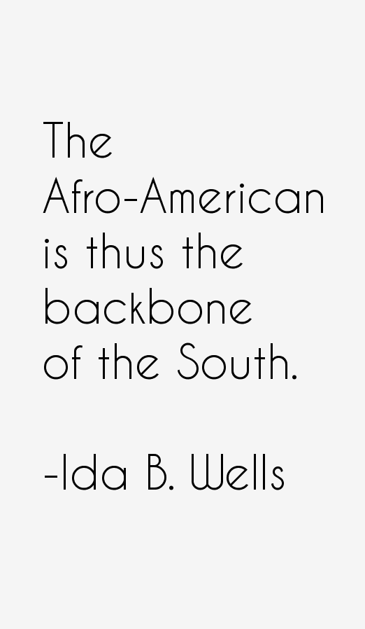 Ida B. Wells Quotes