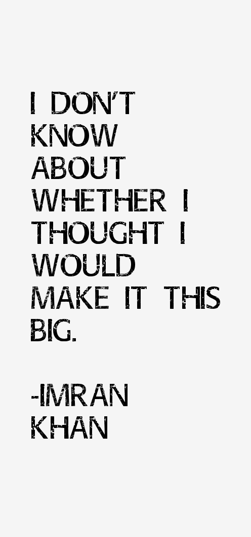 Imran Khan Quotes