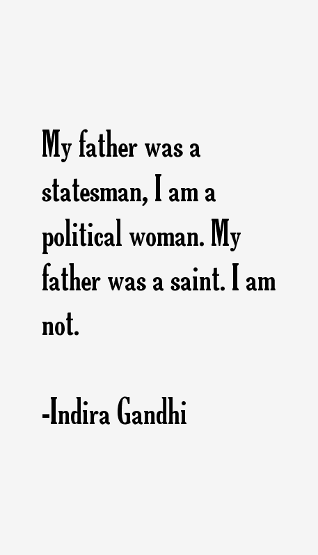 Indira Gandhi Quotes