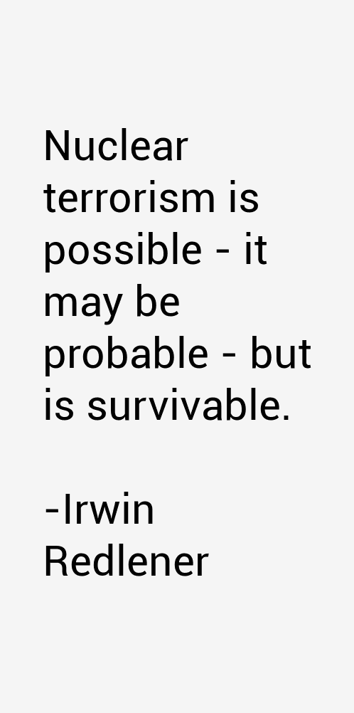 Irwin Redlener Quotes