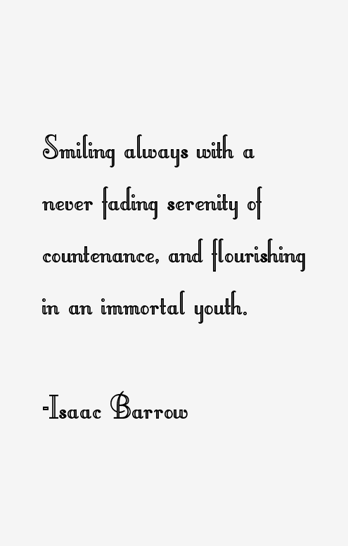 Isaac Barrow Quotes