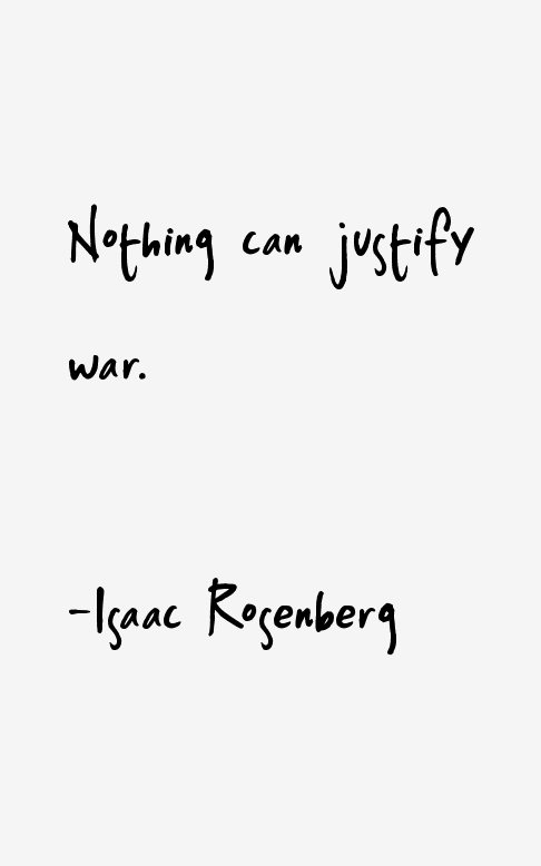 Isaac Rosenberg Quotes