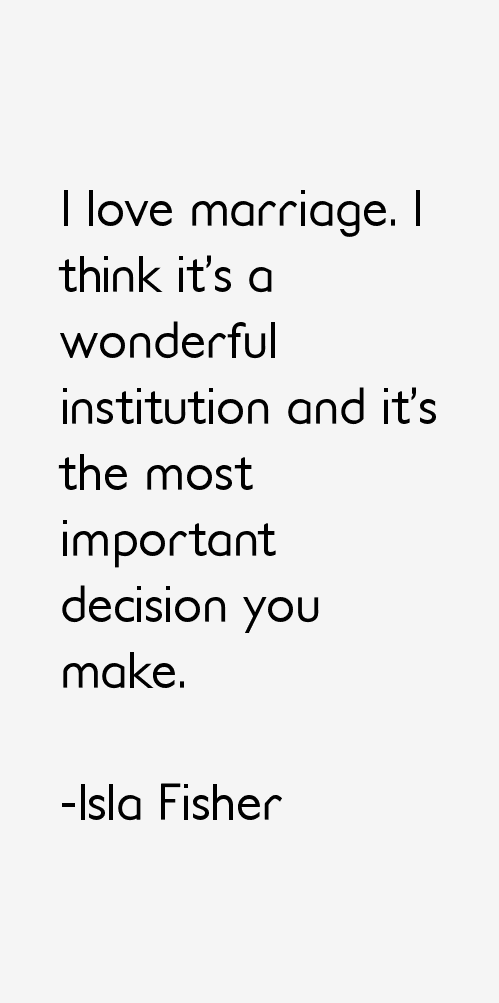 Isla Fisher Quotes