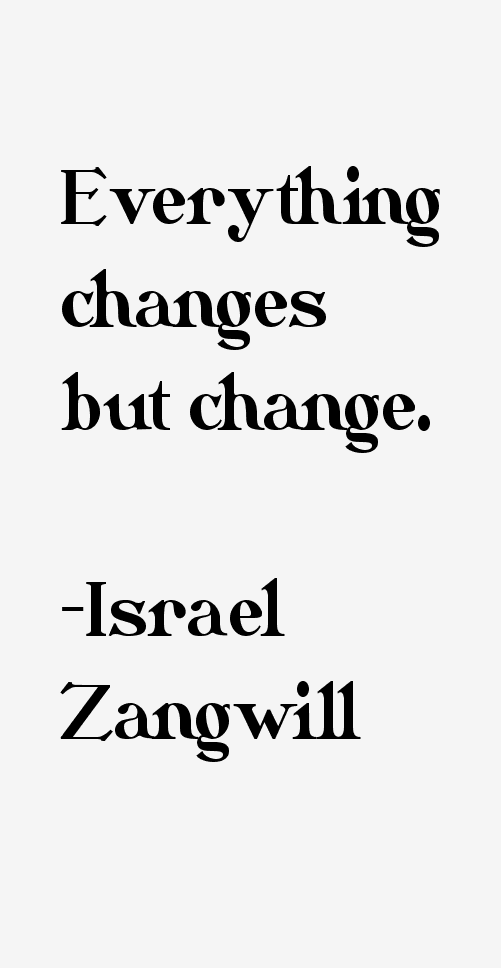 Israel Zangwill Quotes