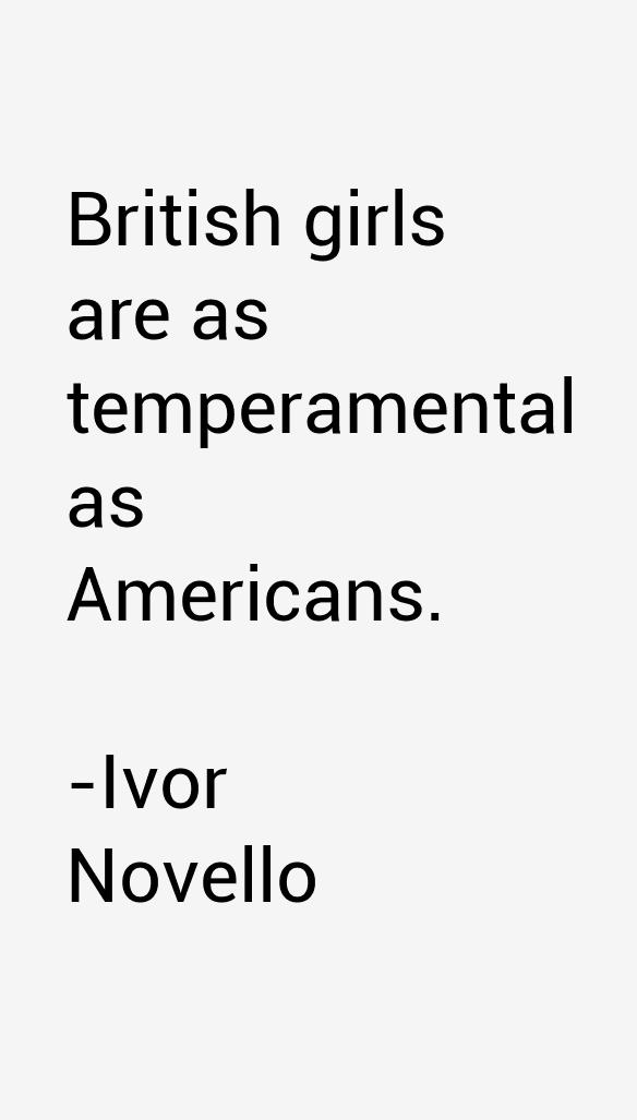 Ivor Novello Quotes