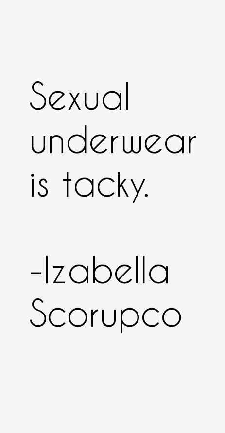 Izabella Scorupco Quotes