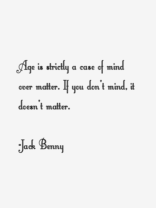 Jack Benny Quotes