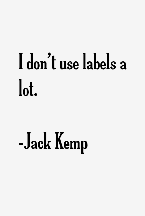 Jack Kemp Quotes